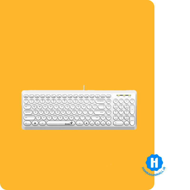 کیبورد جنیوس مدل SLIM STAR Q200