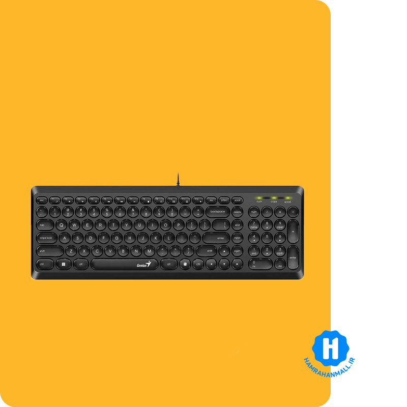 کیبورد جنیوس مدل SLIM STAR Q200