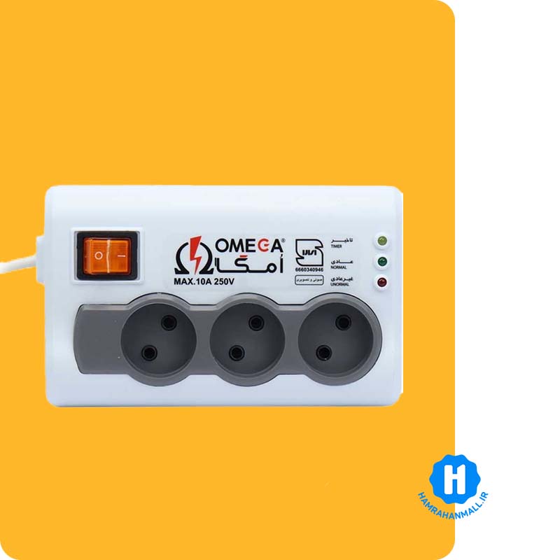 محافظ برق امگا مدل P3000 طول 3 متر