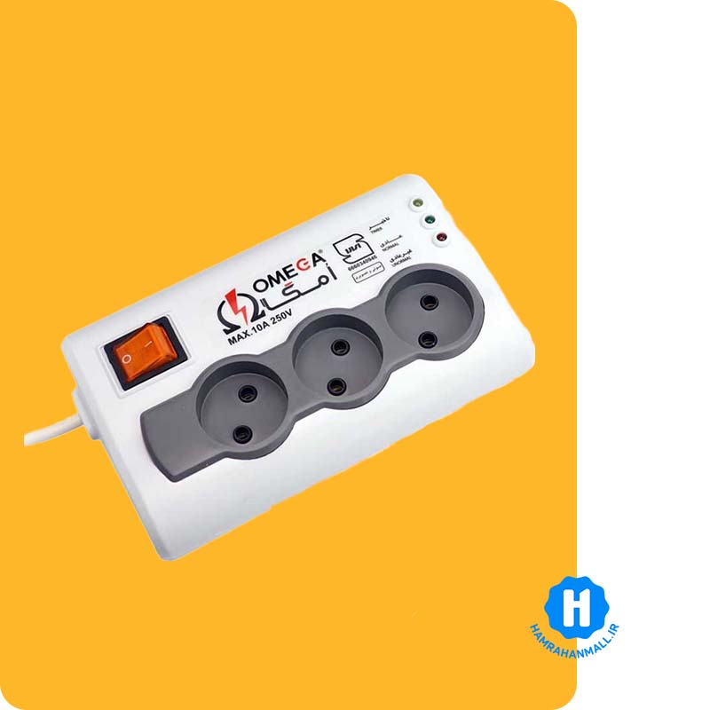 محافظ برق امگا مدل P3000 طول 3 متر