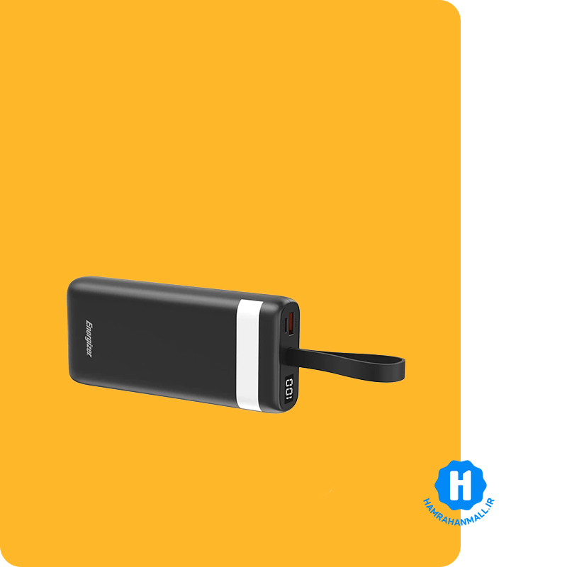 پاوربانک انرجایزر مدل UE20070PQ ظرفیت 20000 میلی آمپرساعت