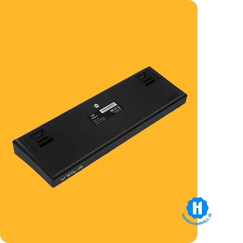 کیبورد گیمینگ مکانیکال AULA S100 ( رنگ کلید مشکی /خاکستری / نارنجی ) سوییچ BLUE