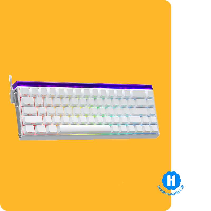 کیبورد Aula مدل Win 68 HE Hero (رنگ کلید سفید) سوئیچ White