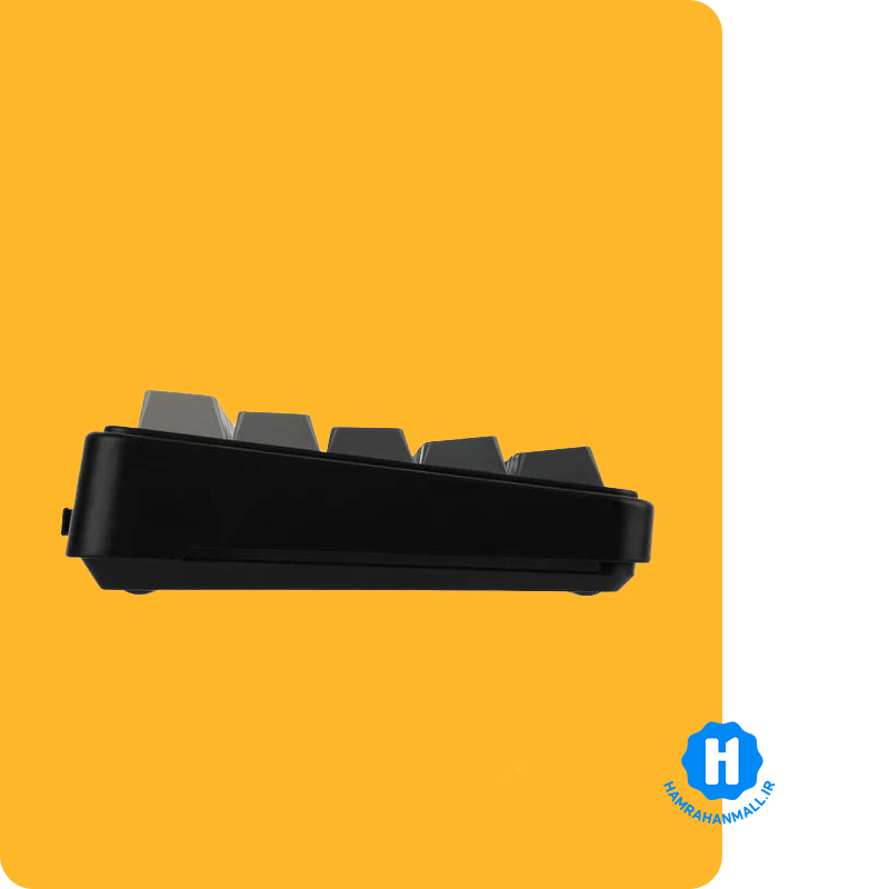 کیبورد مخصوص گیمینگ مدل AULA F65 (رنگ کلید مشکی / طوسی) سوییچ White