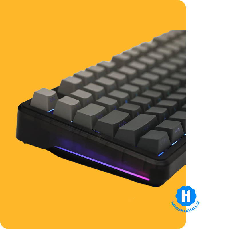 کیبورد گیمینگ مکانیکال AULA F87 Pro 80% (رنگ کلید مشکی) سوییچ Black