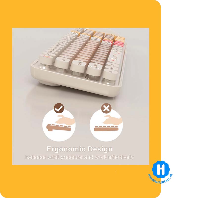 ماوس و کیبورد بی سیم مافی مدل Baby Bear