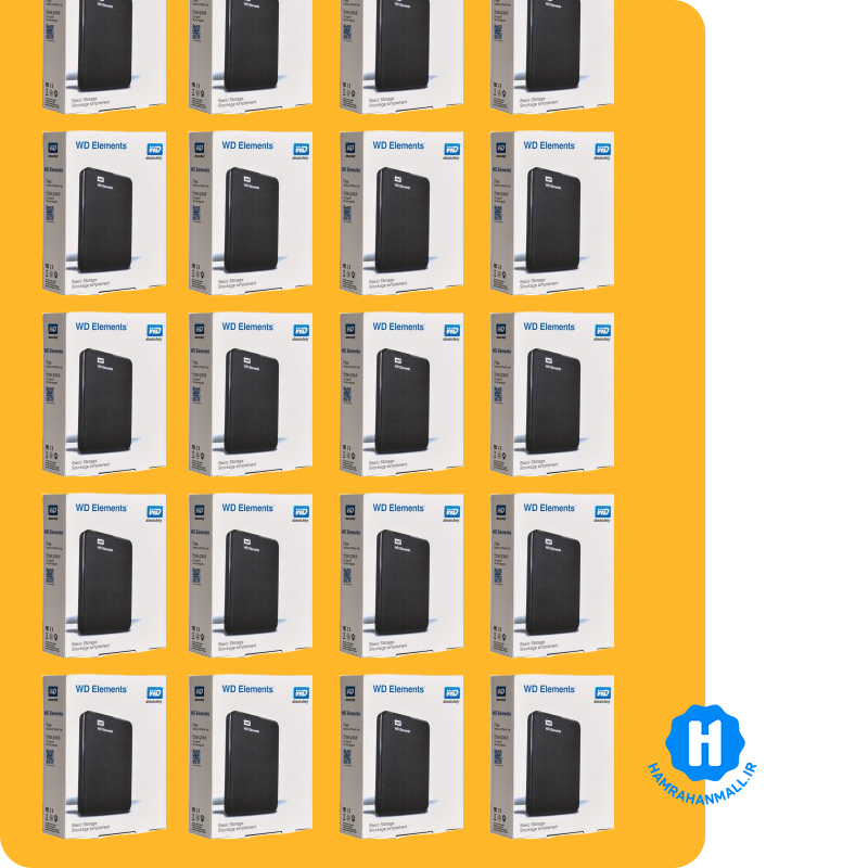 باکس هارد 2.5 اینچی Western Digital Elements USB3.0 پک 100 عددی