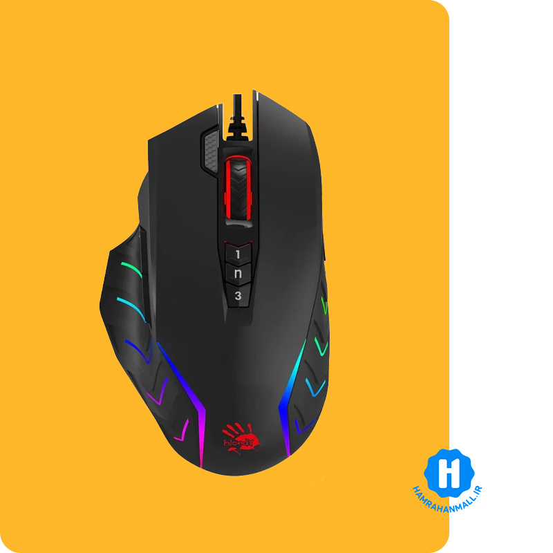 ماوس گیمینگ باسیم بلادی ای فورتک مدل A4TECH Bloody J95S