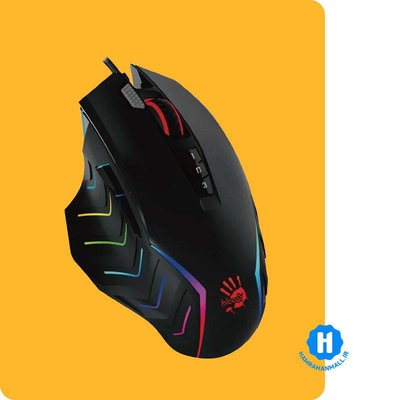 ماوس گیمینگ باسیم بلادی ای فورتک مدل A4TECH Bloody J95S