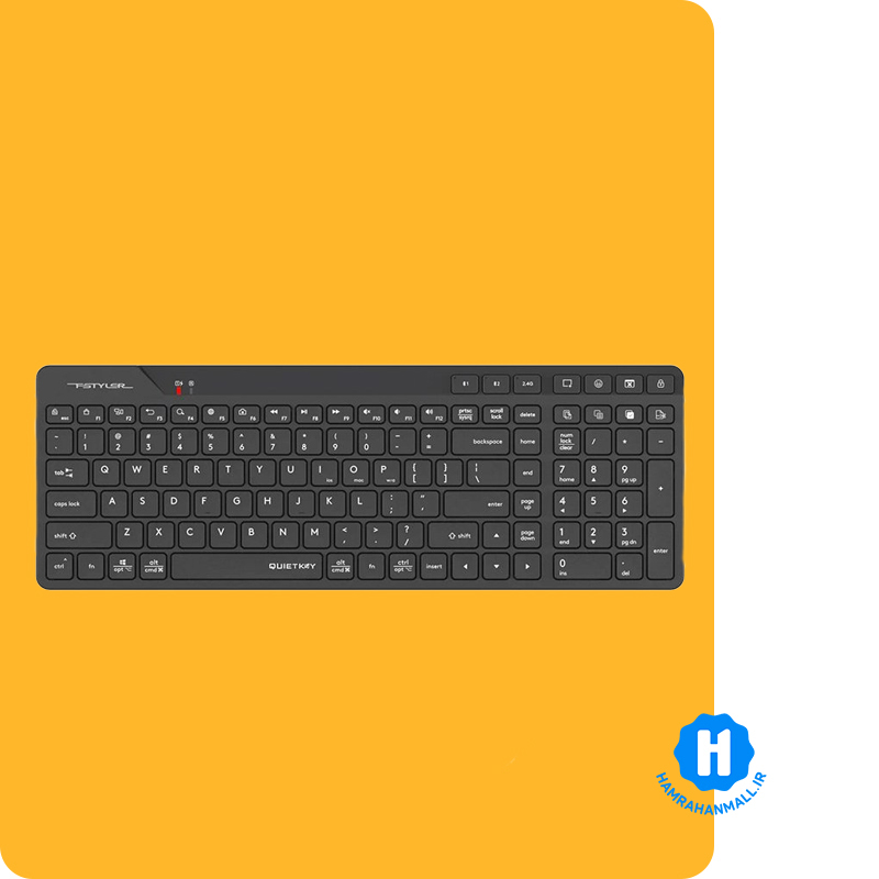 کیبورد بی سیم ای فورتک مدل FBK27C AS