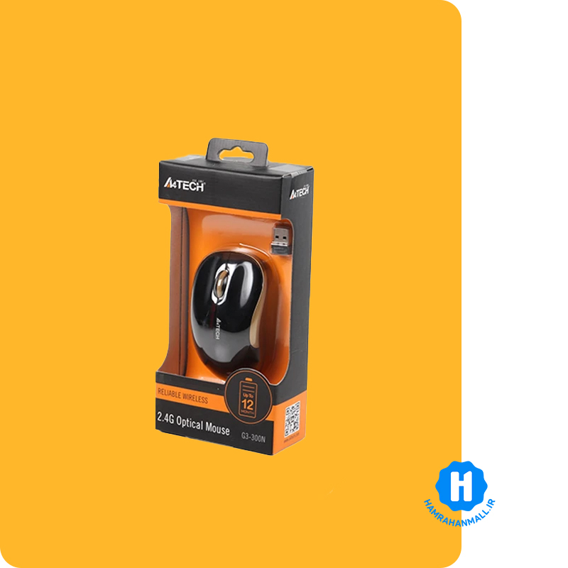 ماوس بی سیم ای فورتک مدل A4Tech G3-300N