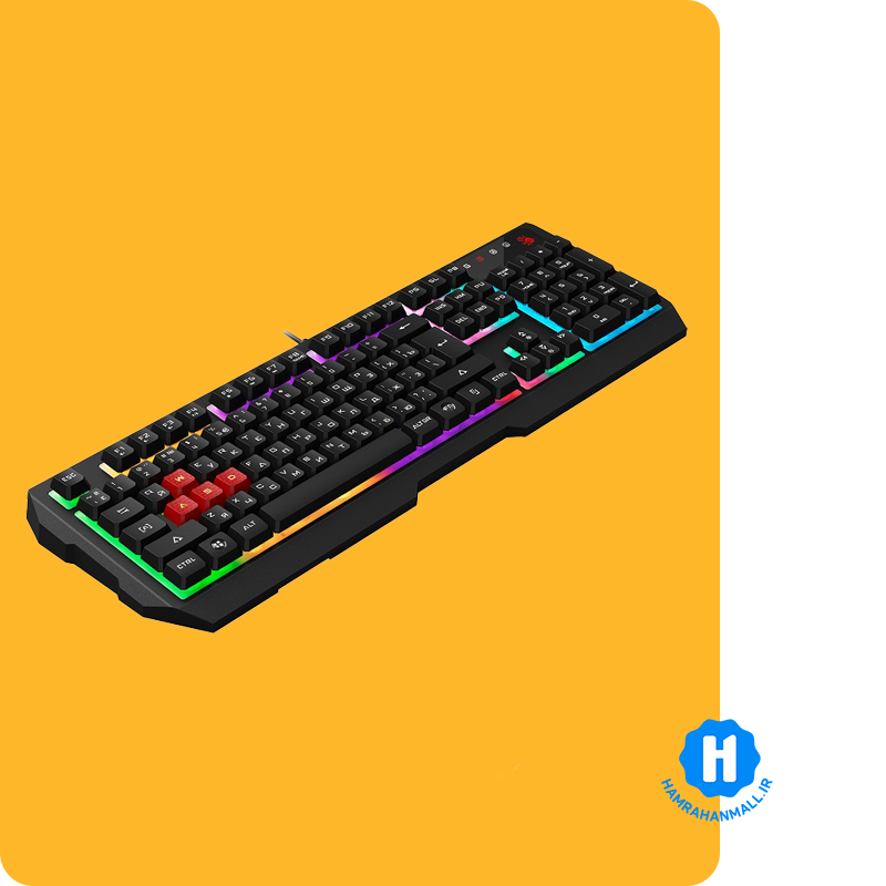 کیبورد گیمینگ ای فورتک مدل B135N با سیم