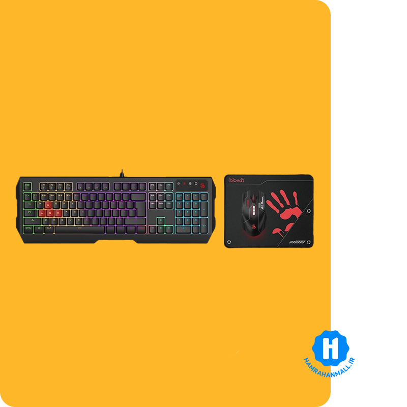 ست ماوس و کیبورد ای فورتک مدل BLOODY B1700