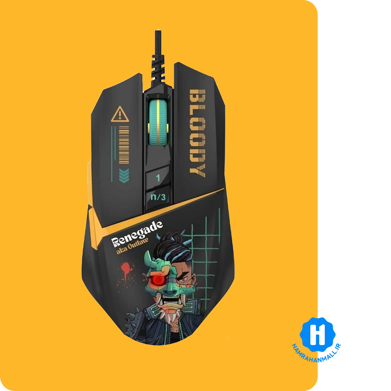 ماوس گیمینگ ای فورتک بلادی مدل W63MAX