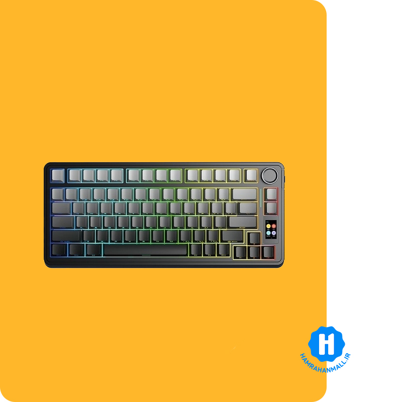 کیبورد بی سیم گیمینگ آئولا مدل S75 Pro (رنگ کلید مشکی ) سوئیچ Seiya