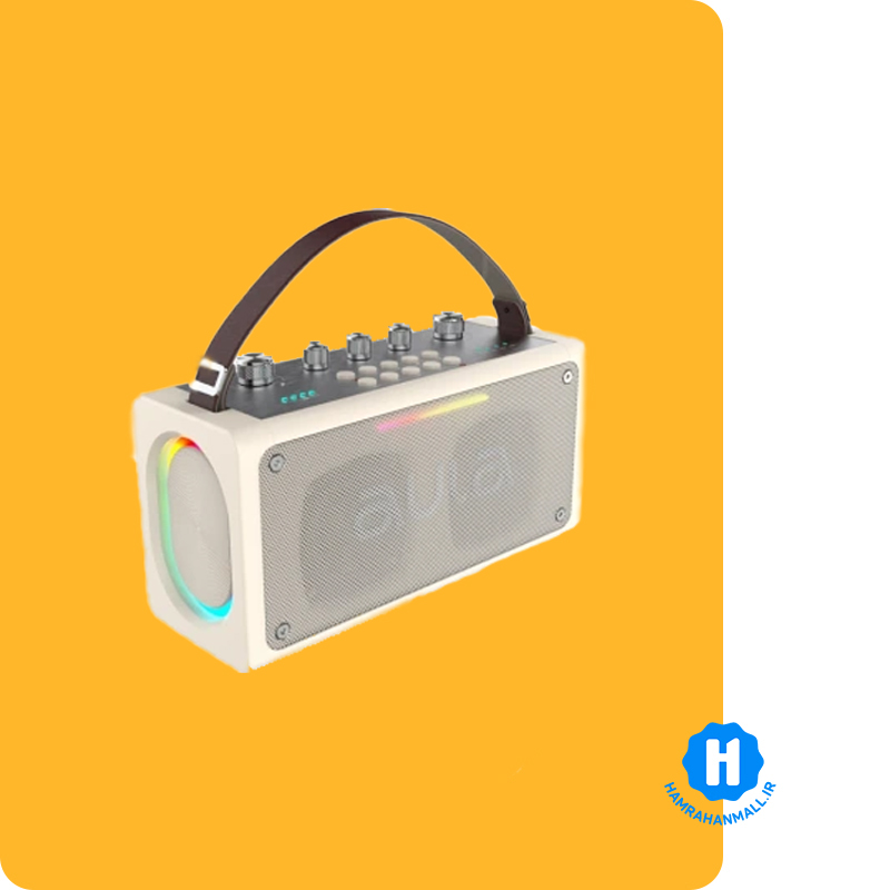 اسپیکر پرتابل بلوتوثی آئولا AULA K19 + دو میکروفن کاراکوئه