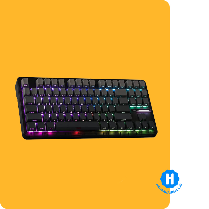 کیبورد گیمینگ مکانیکال AULA F87 Pro 80% (رنگ کلید مشکی ) سوییچ Black
