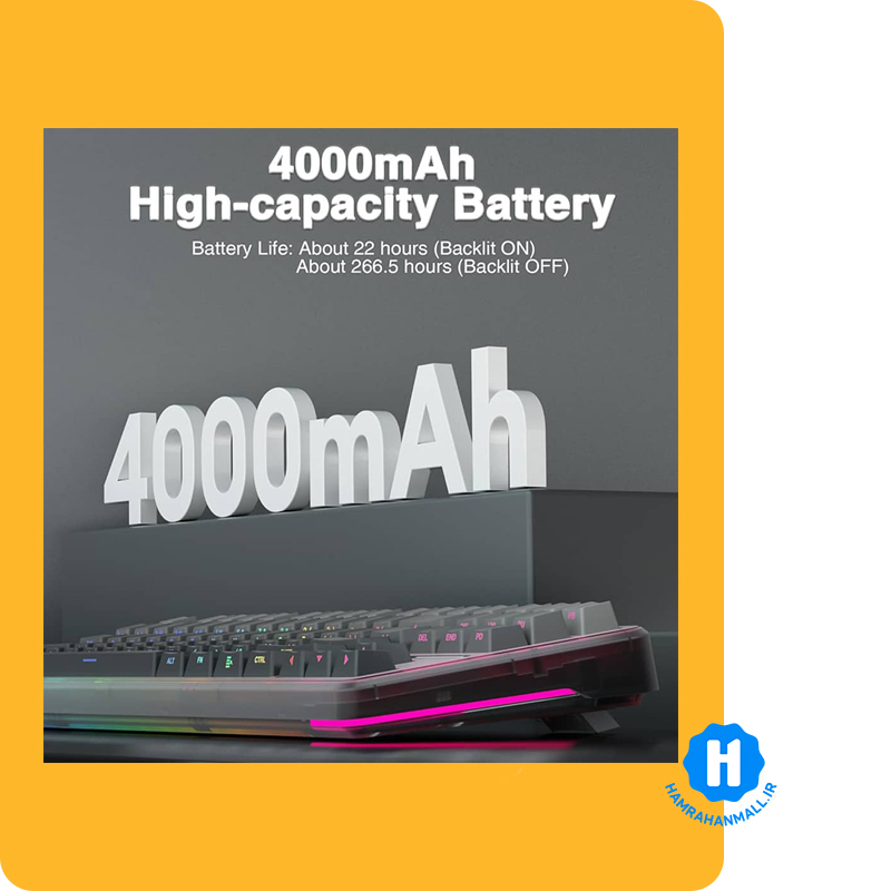 کیبورد گیمینگ مکانیکال AULA F87 Pro 80% (رنگ کلید مشکی ) سوییچ Black