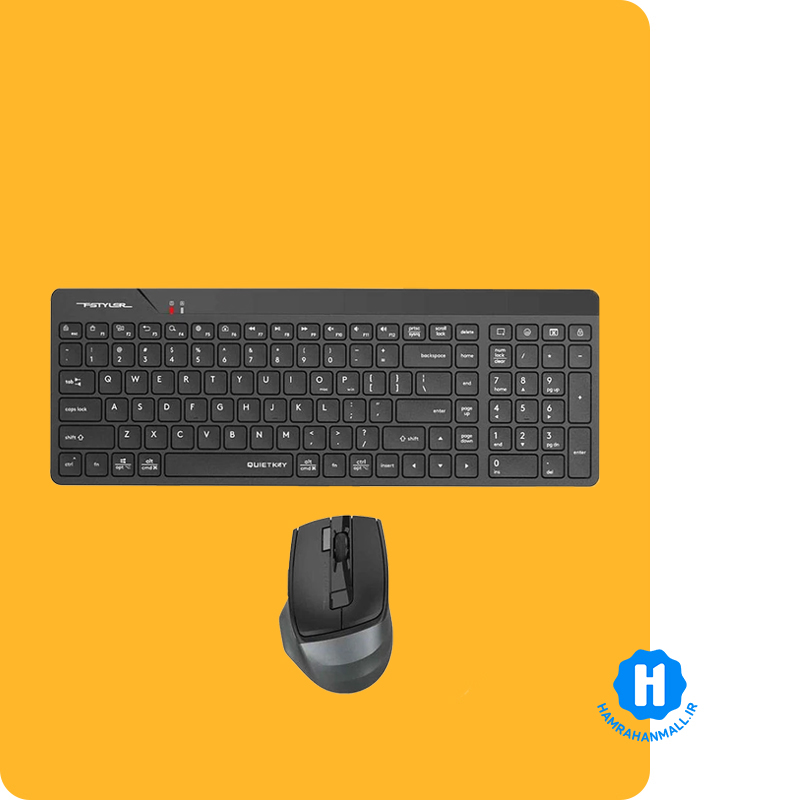 کیبورد و ماوس بی سیم ای فورتک مدل FG_24OO_AIR2