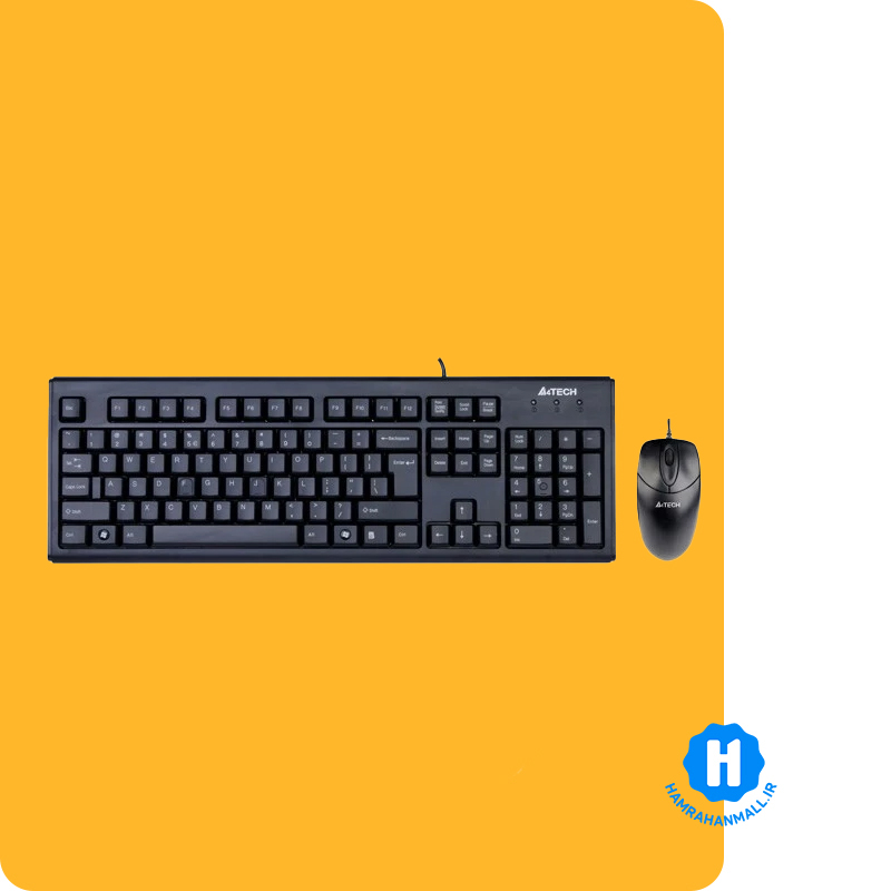 کیبورد و ماوس ای فورتک مدل KR-8572