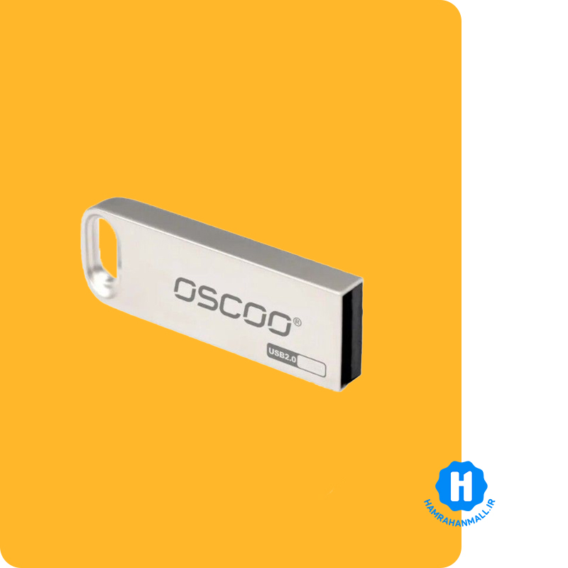 فلش 16GB USB2 OSCOO R15 Pisces نقره ای