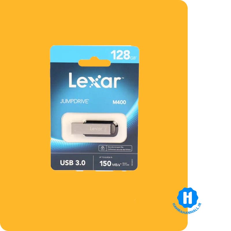 فلش مموری لکسار مدل M400 ظرفیت 128 گیگابایت USB 3.0