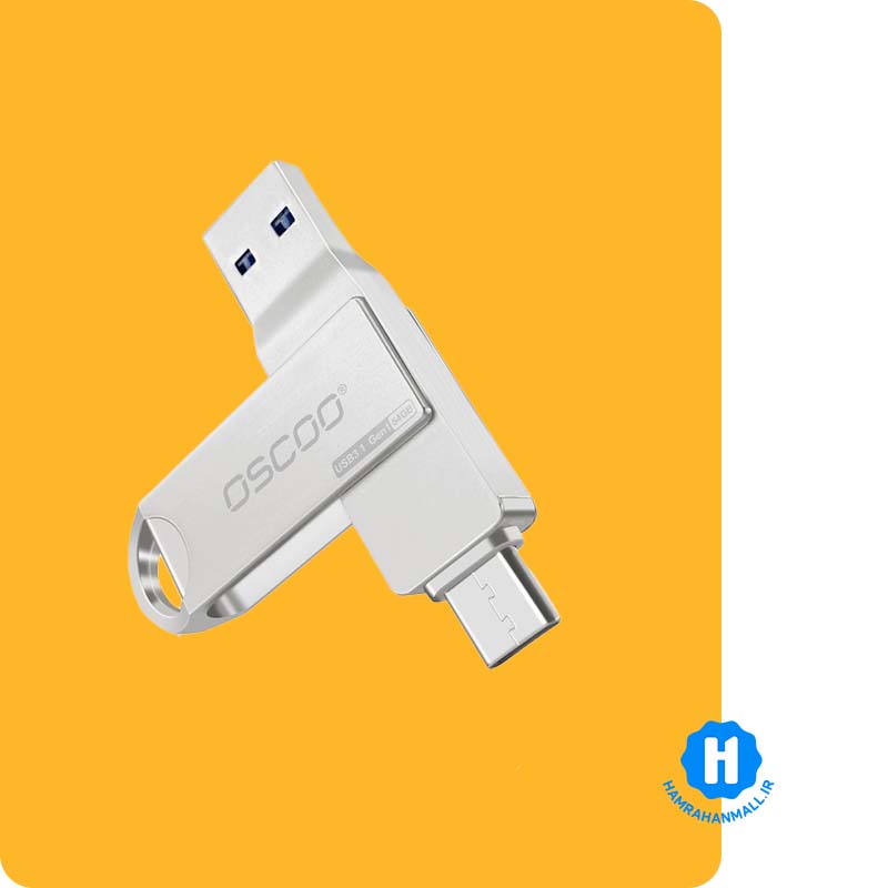 فلش 512 گیگ اوسکو CU001 OTG Type-C USB3.2