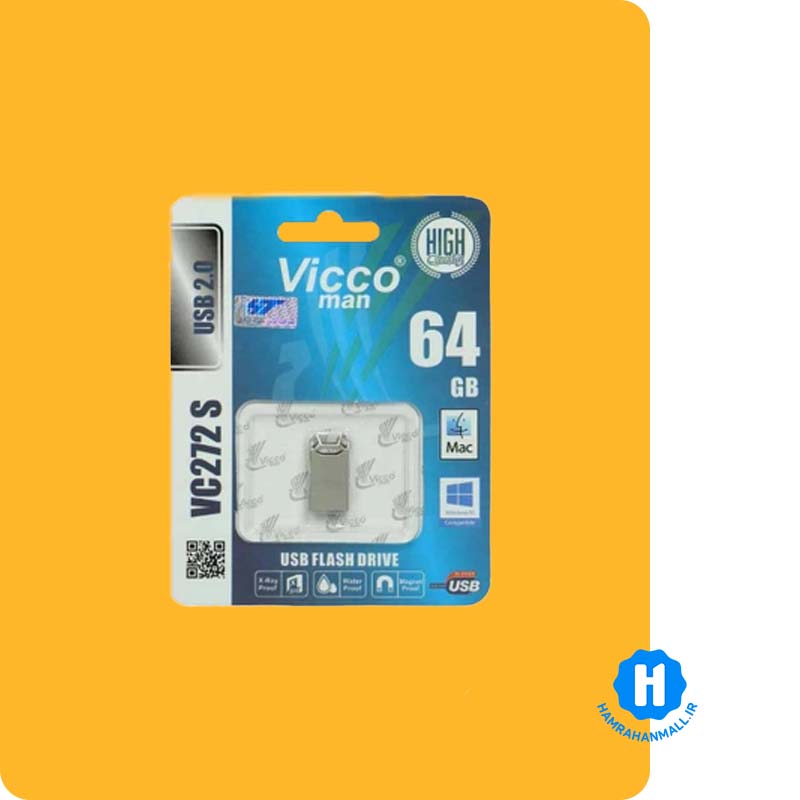 فلش مموری ویکومن VC272 USB 2 ظرفیت 64 گیگابایت